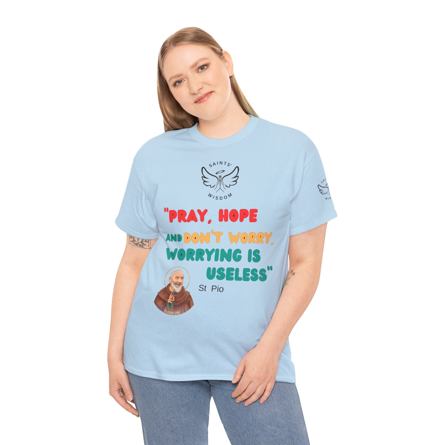 St Padre Pio Quote T-Shirt (CT)