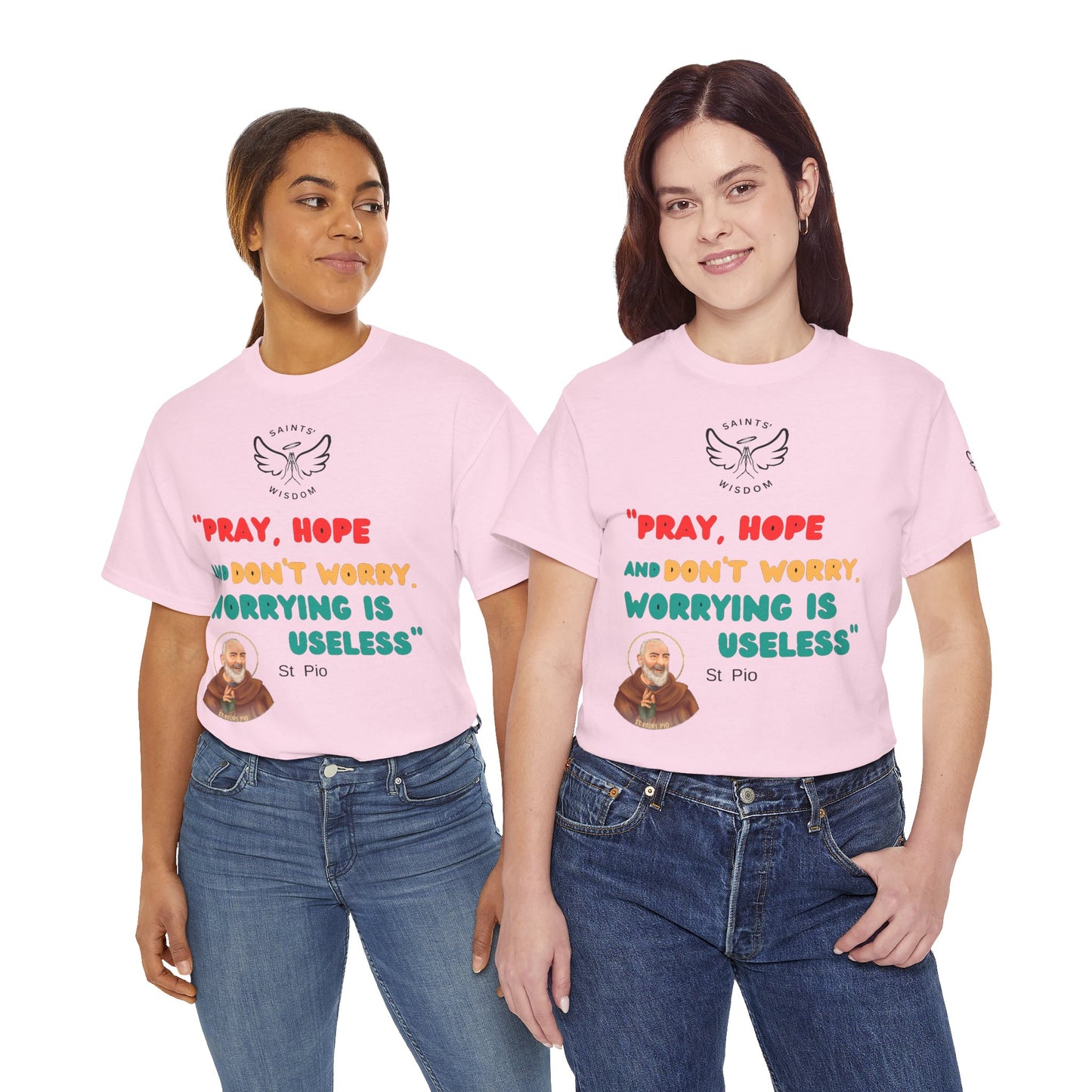 St Padre Pio Quote T-Shirt (CT)