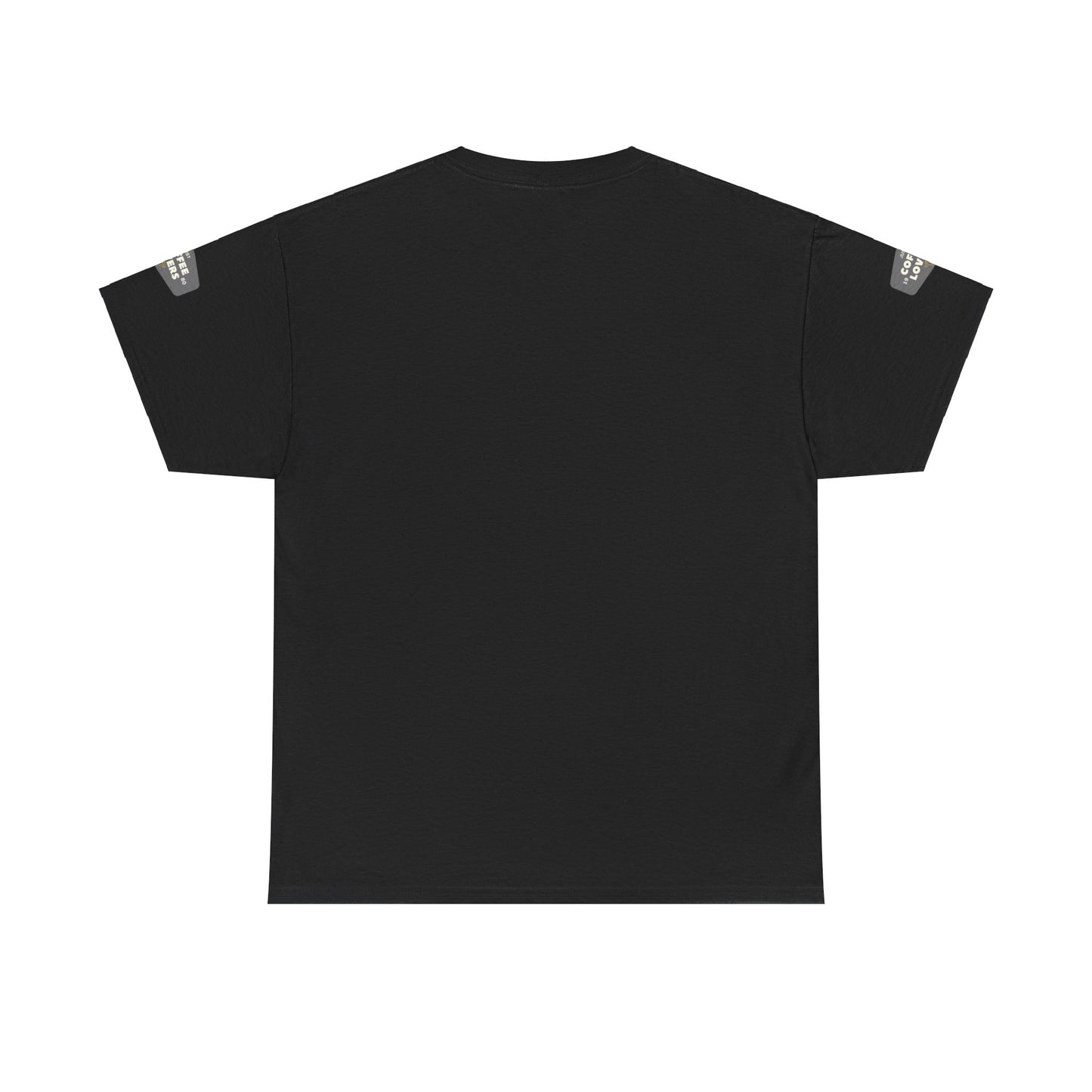 COFFEE LOVERS HEAVY COTTON TEE for Coffee and Dog Lovers.