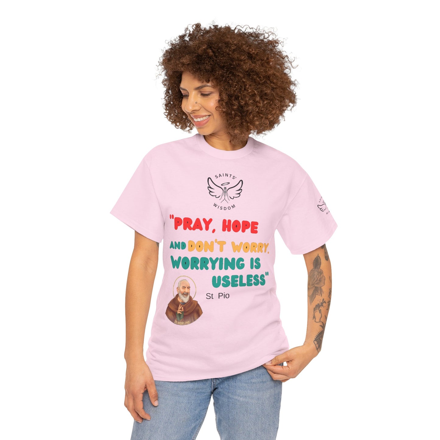 St Padre Pio Quote T-Shirt (CT)