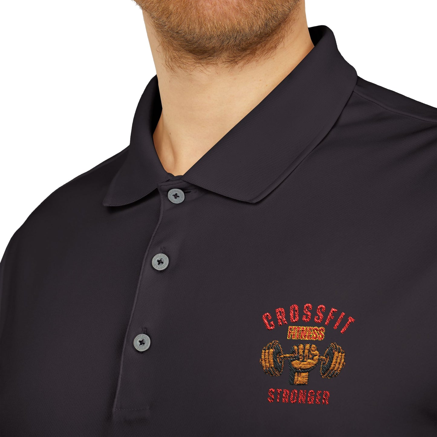 Performance Polo CrossFit Stronger Motif