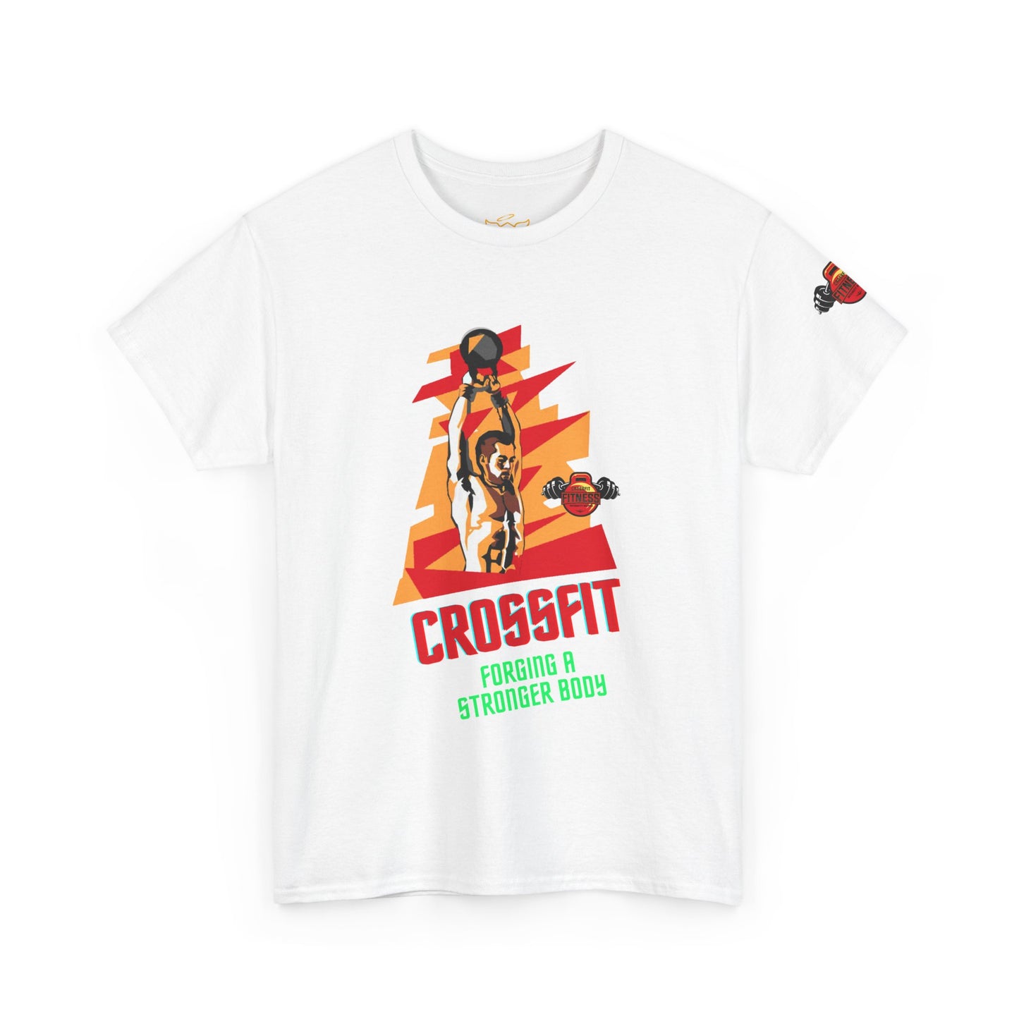 Fitness Quotes Crossfit Unisex Heavy Cotton Tee,