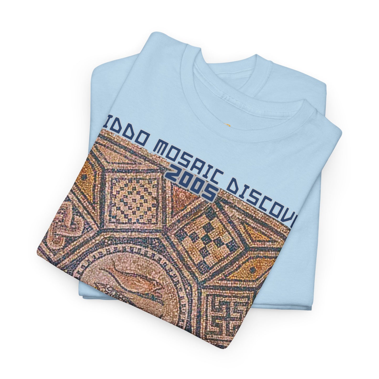 Megiddo Mosaic Unisex Tee - Catholic Faith Souvenir T-Shirt. MMD