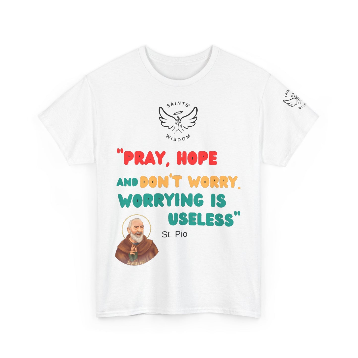 St Padre Pio Quote T-Shirt (CT)