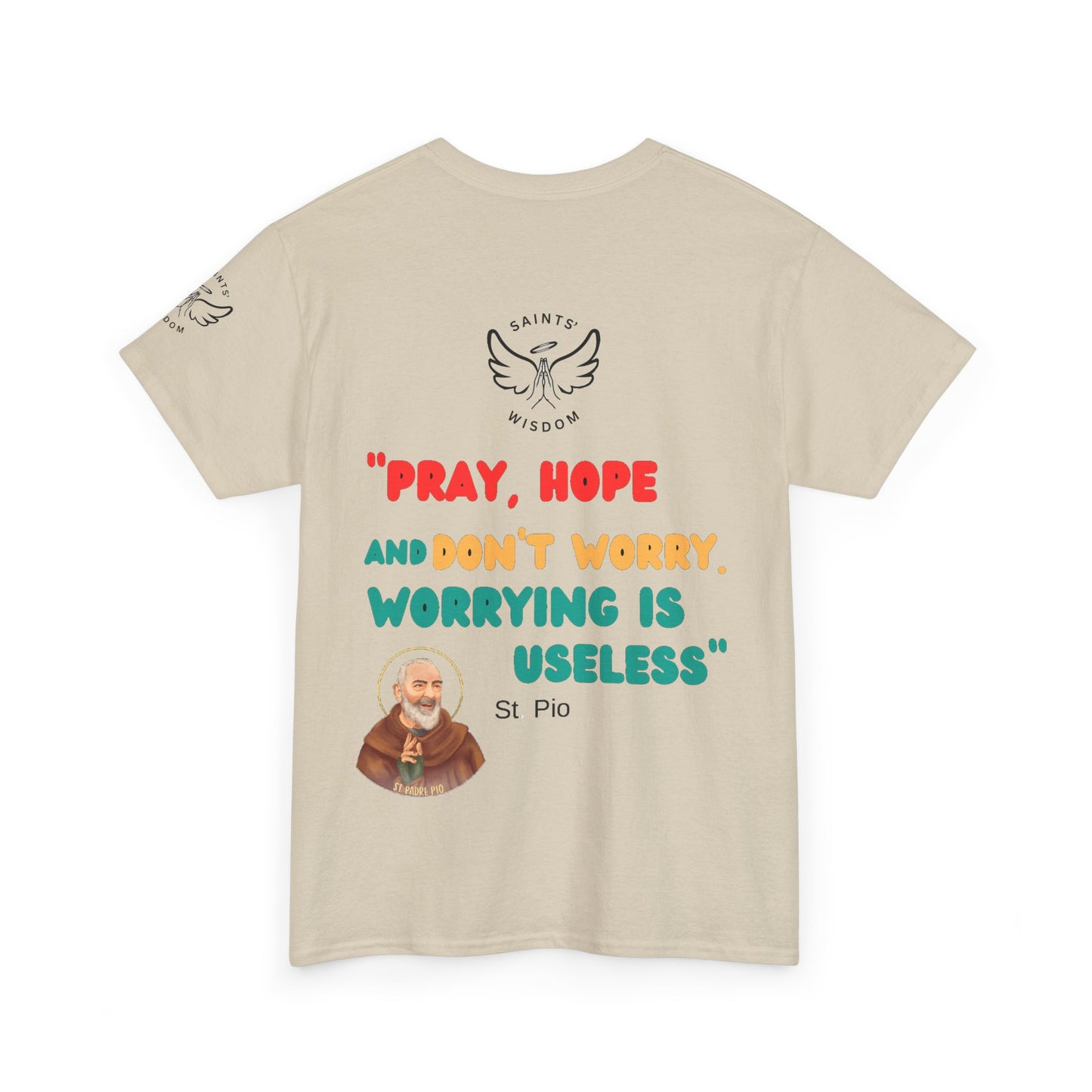 St Padre Pio Quote T-Shirt (CT)