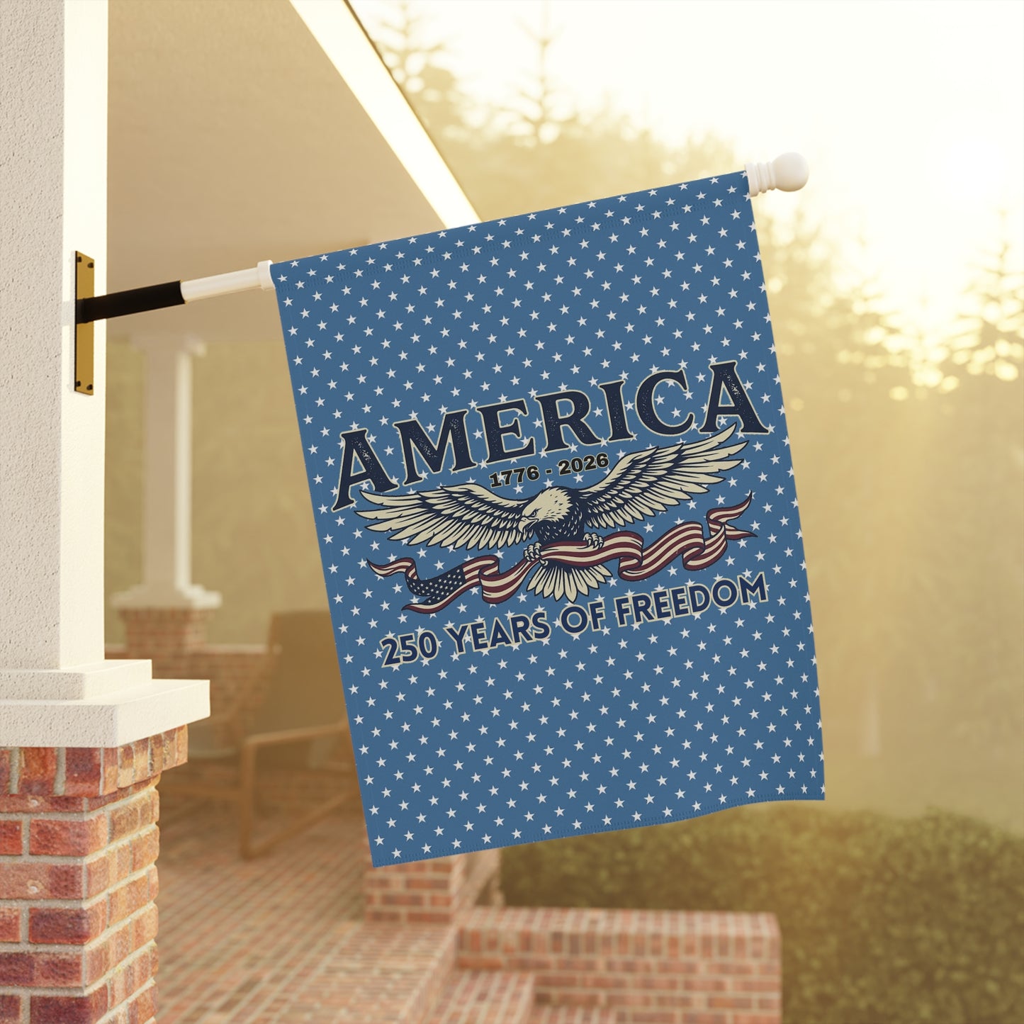 USA 250th ANNIVERSARY Garden Flag | America 250 Years ANNIVERSARY House Banner - Trending Novelties & Gifts