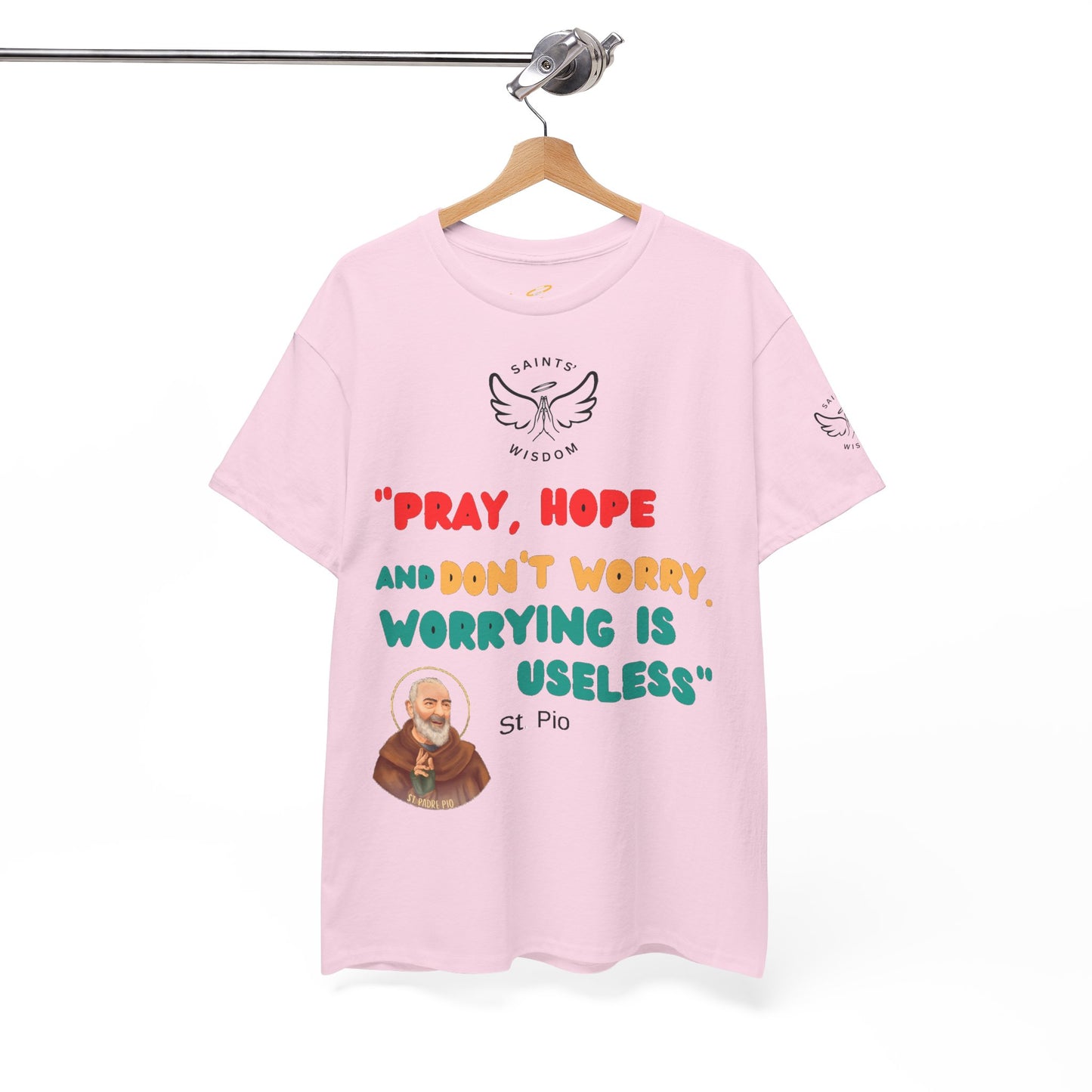 St Padre Pio Quote T-Shirt (CT)