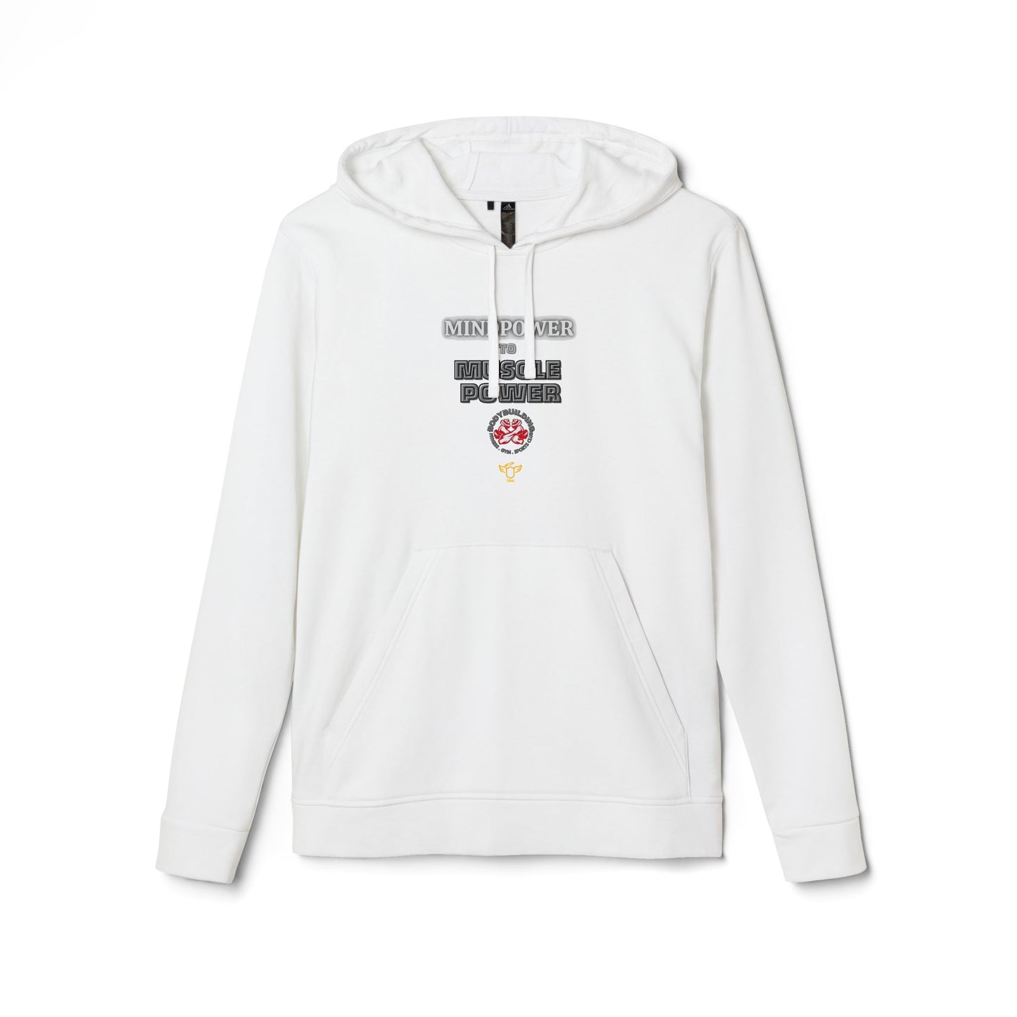 Adidas Sports Hoodie with Motivational Gym Quote