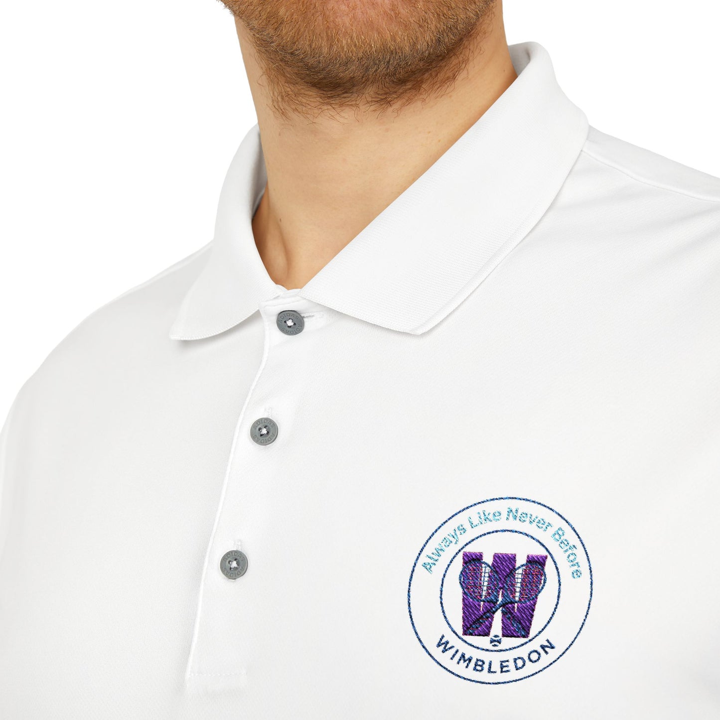 Wimbledon Adidas Tennis Polo Shirt 1