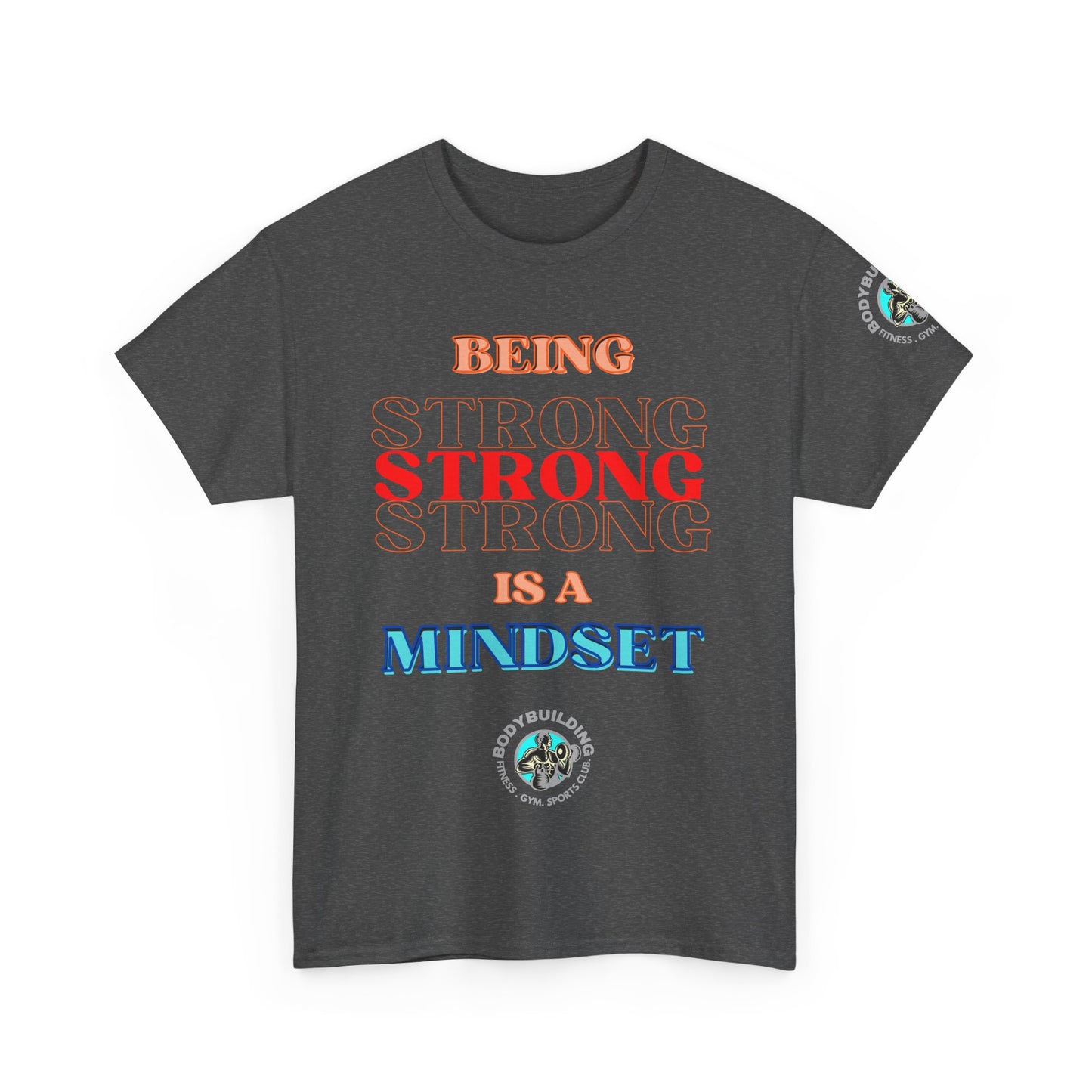 Fitness Gym Slogan Unisex Heavy Cotton Tee. FQT