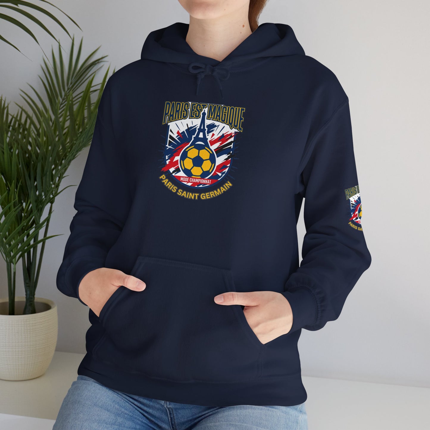 Paris Saint Germain Soccer Crest Hoodie | Paris Saint Germain Soccer Fans Hoodie