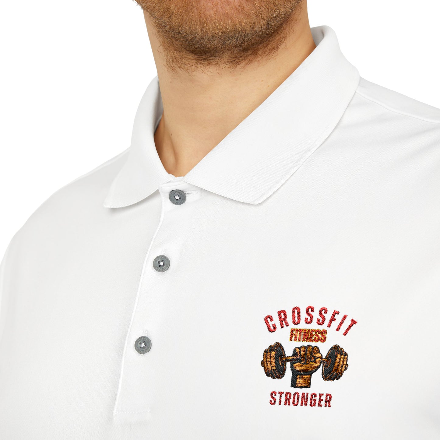 Performance Polo CrossFit Stronger Motif