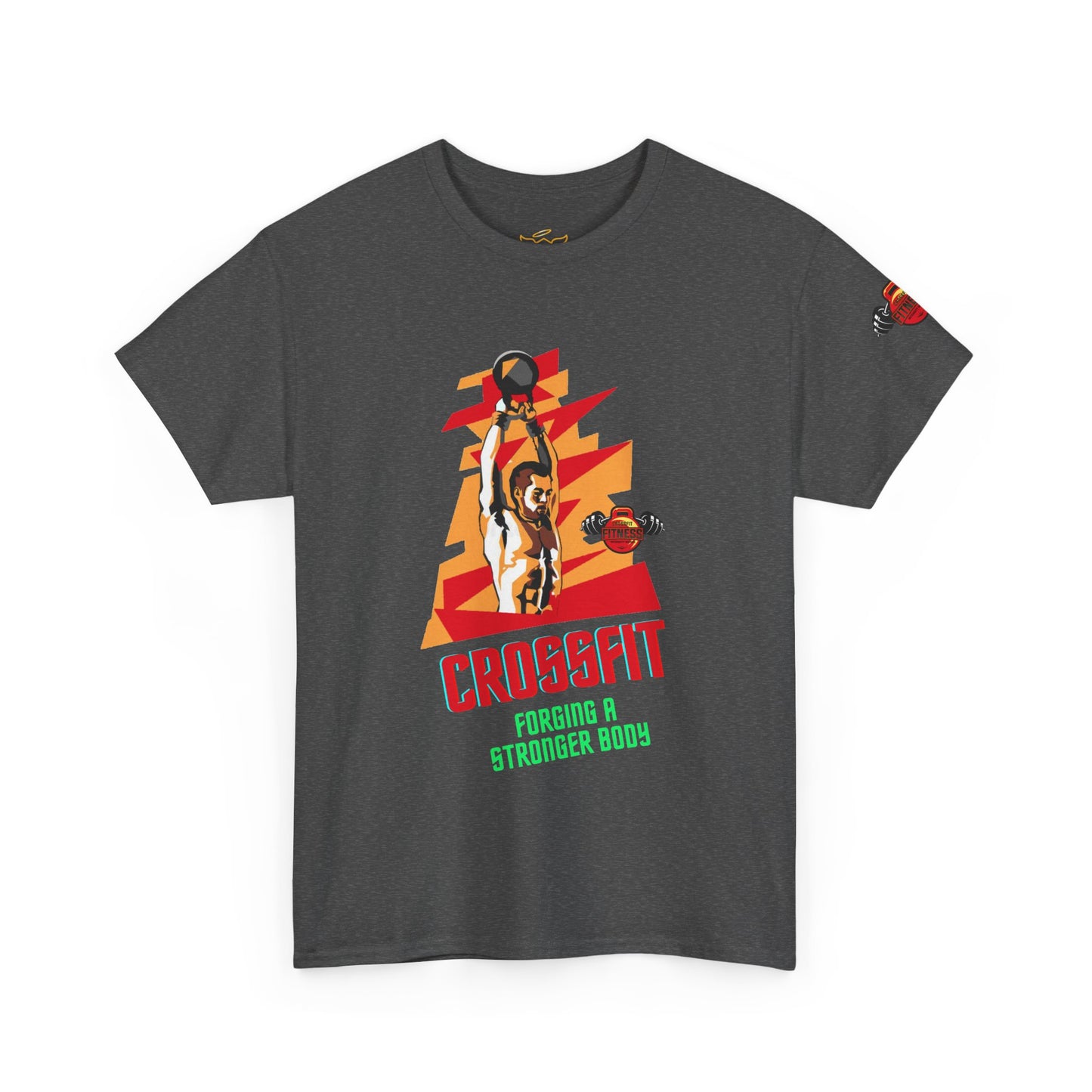 Fitness Quotes Crossfit Unisex Heavy Cotton Tee,
