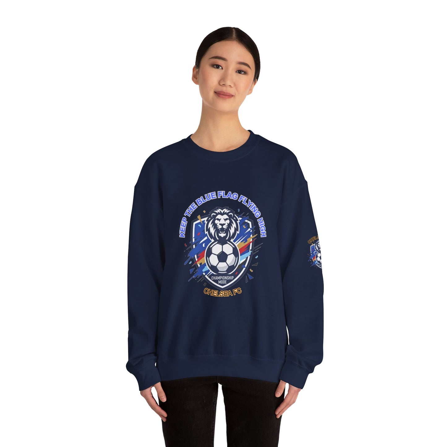 Keep the Blue Flag Flying High Sweatshirt | Chelsea Soccer Fans Pride Sweatshirt, - Trending Novelties & Gifts