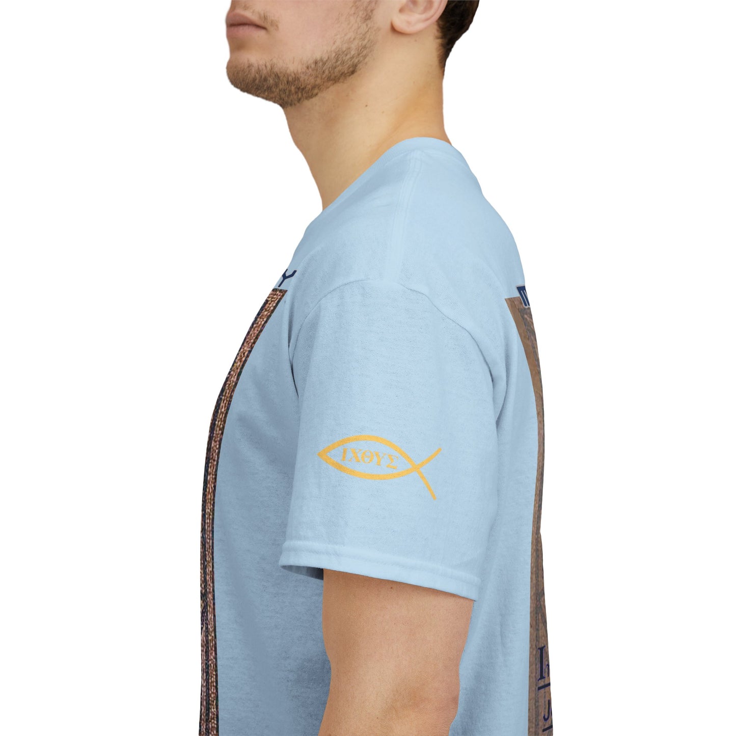 Megiddo Mosaic Unisex Tee - Catholic Faith Souvenir T-Shirt. MMD