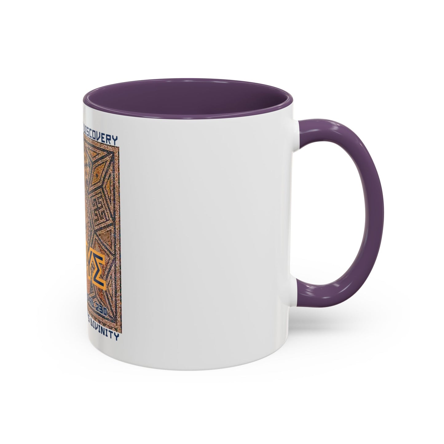 Megiddo Mosaic Accent Coffee Mug, Unique Gift for Christ’s Divinity, Coffee Lover's Gift, Mosaic Art Mug.MMD