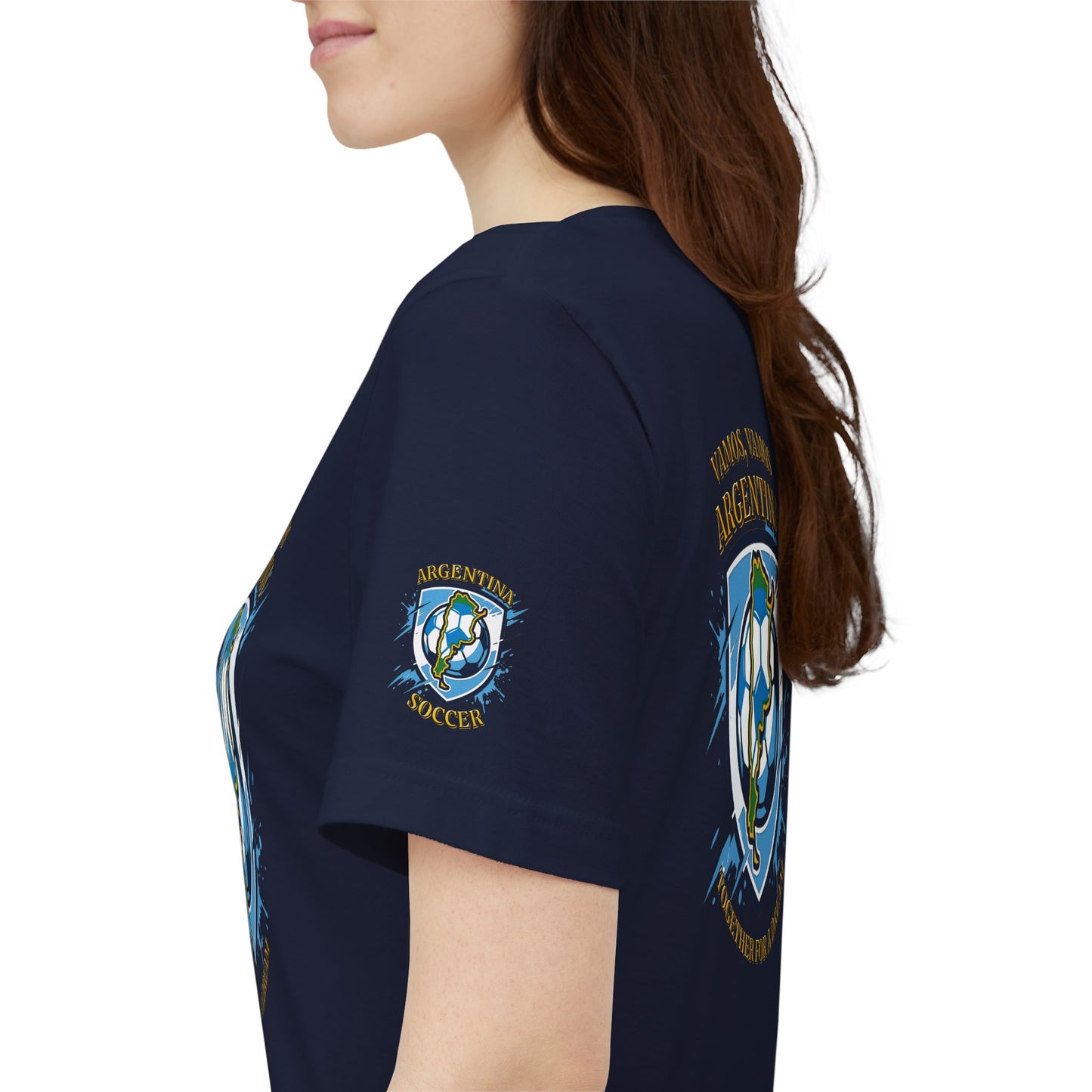 Argentina Soccer T-Shirt - "Vamos, Vamos Argentina" Together for a Dream Fan Tee - Trending Novelties & Gifts