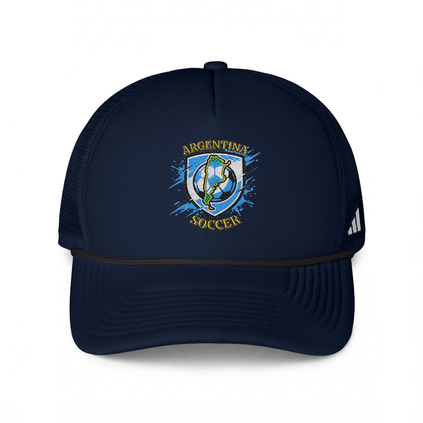 Argentina Soccer Trucker Cap — Embroidered Argentina Soccer Cap - Trending Novelties & Gifts