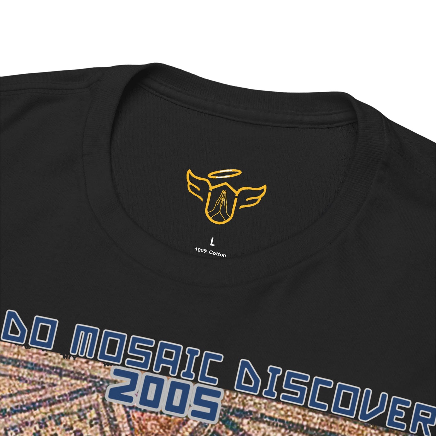 Megiddo Mosaic Unisex Tee - Catholic Faith Souvenir T-Shirt. MMD