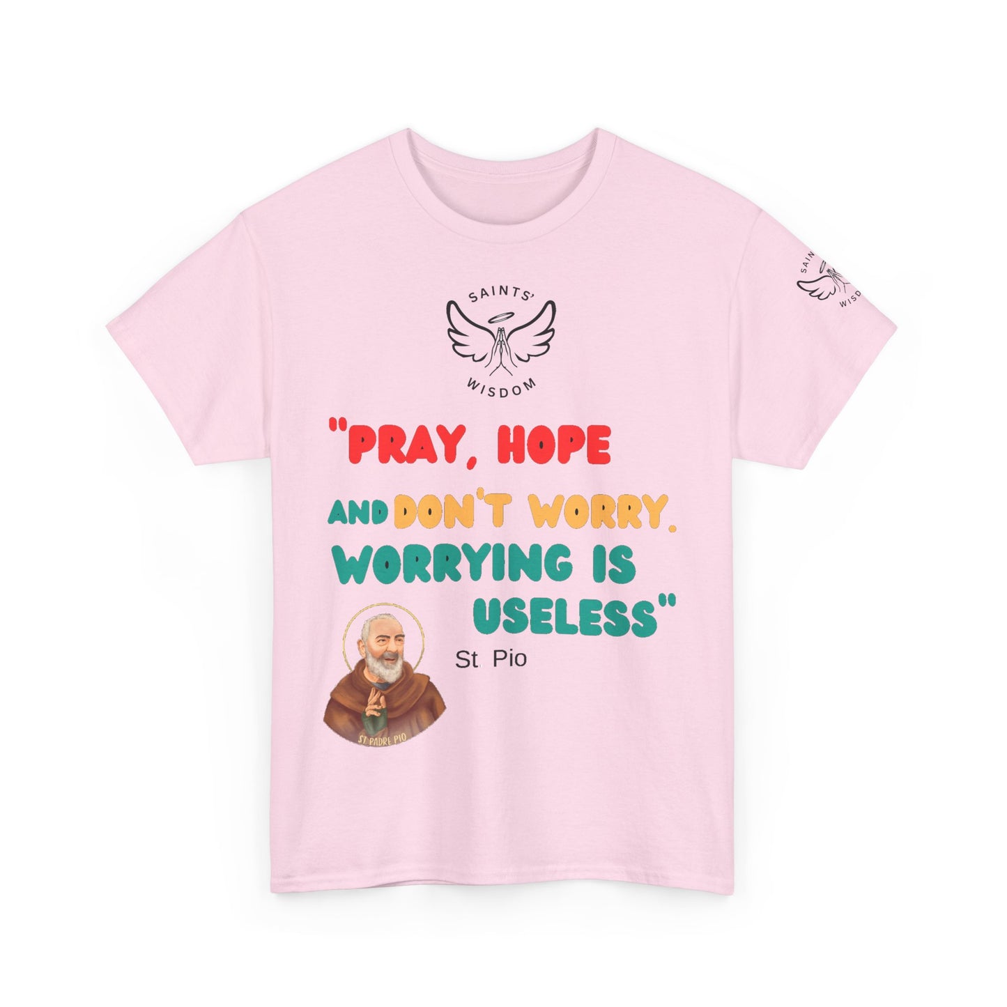St Padre Pio Quote T-Shirt (CT)