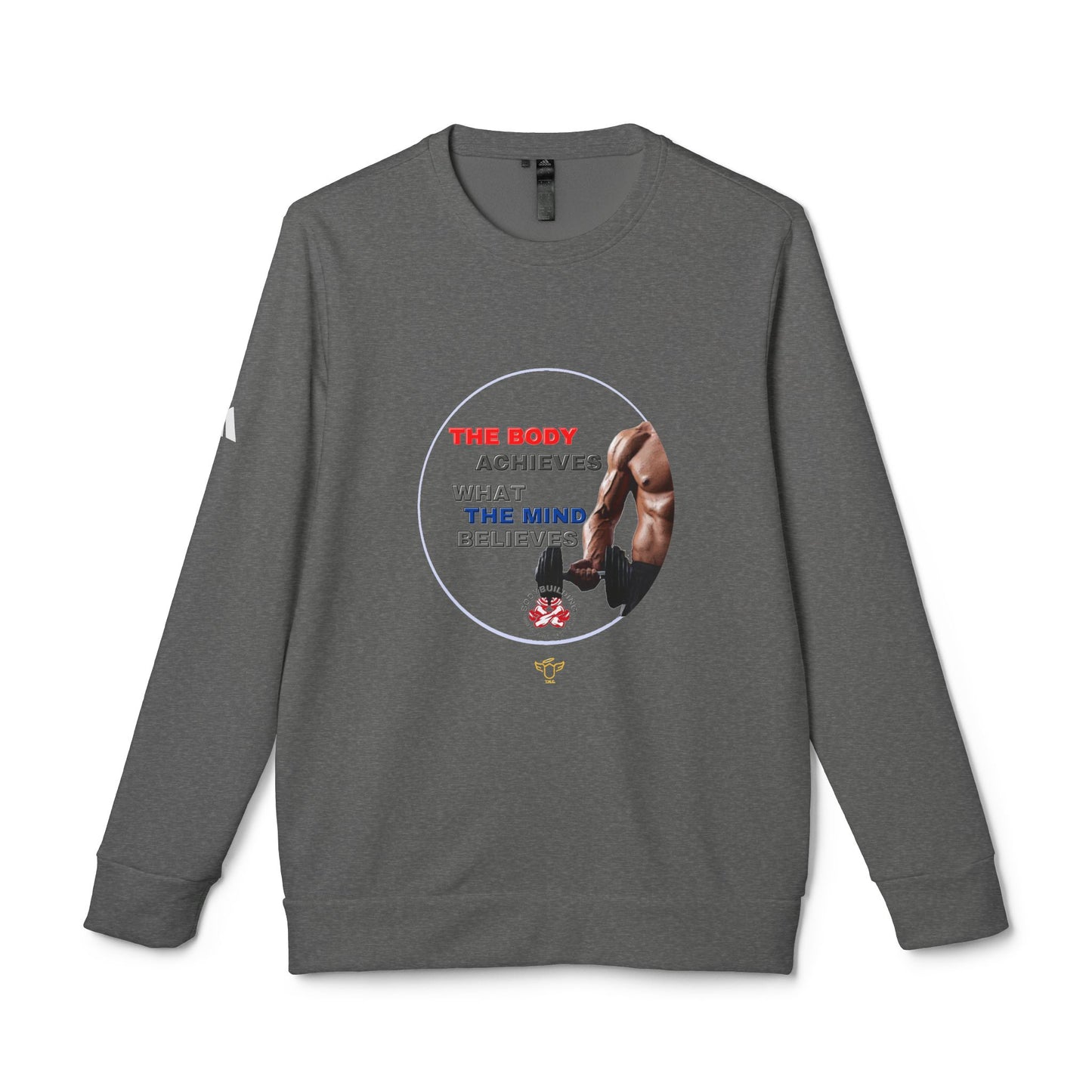 Adidas Sports Sweatshirt with Motivational Quote