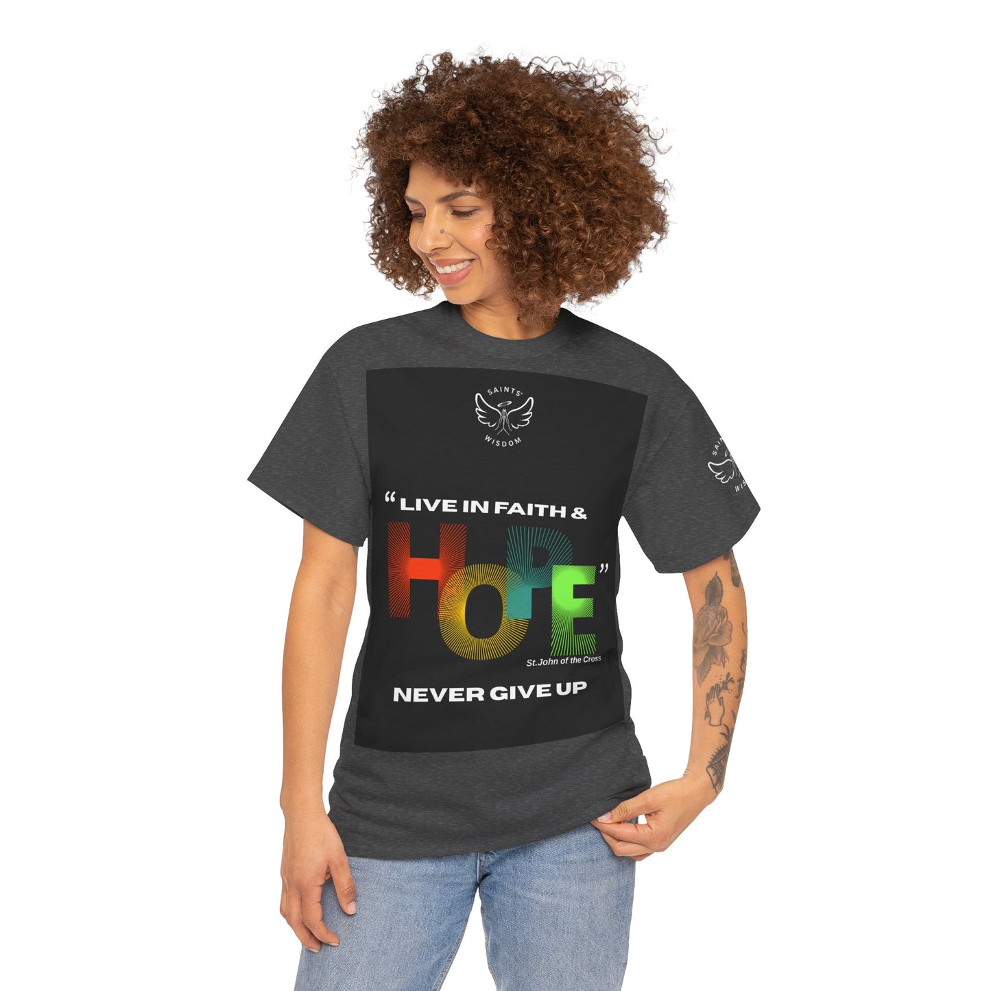 St John of the Cross Faith Hope Unisex Tee (CT)