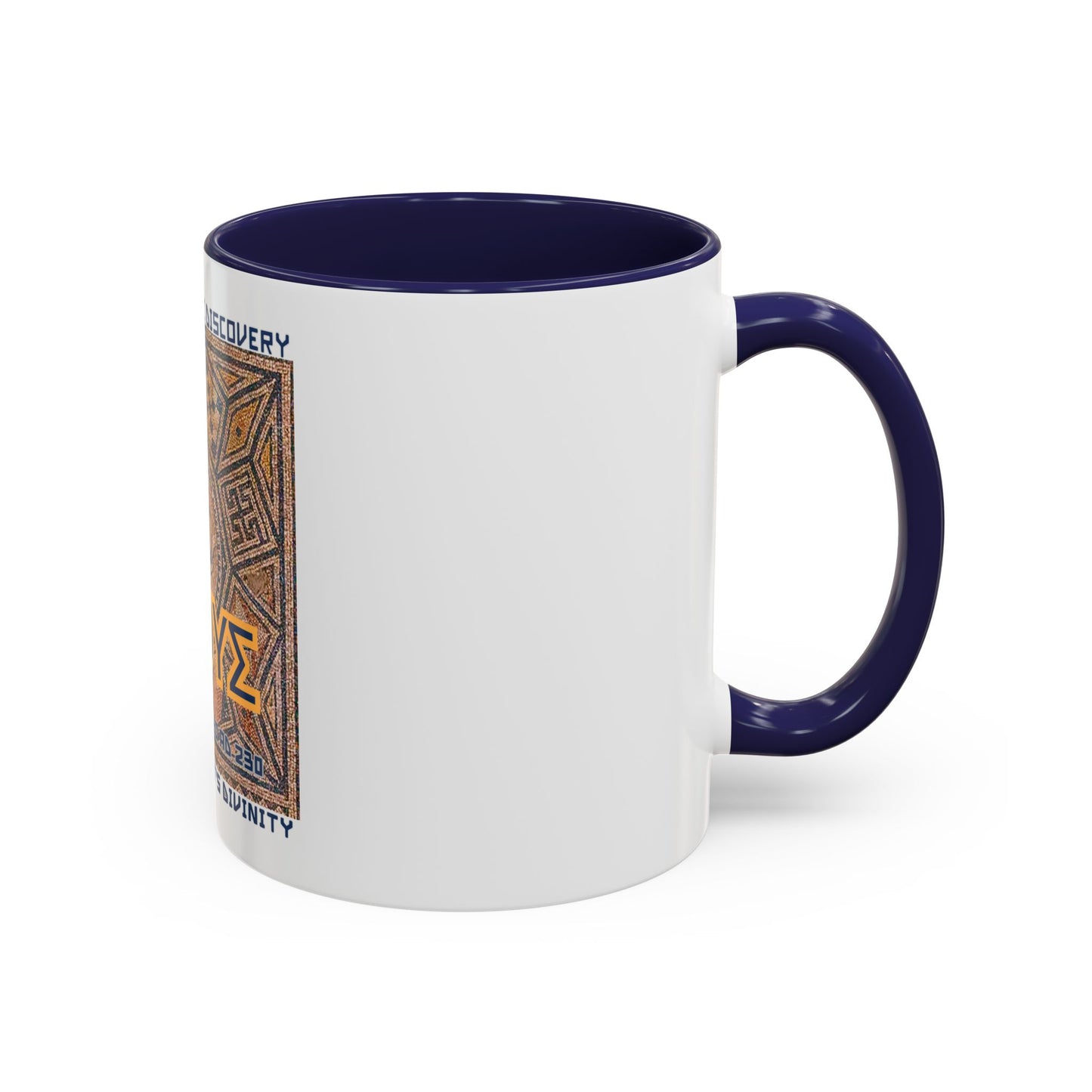 Megiddo Mosaic Accent Coffee Mug, Unique Gift for Christ’s Divinity, Coffee Lover's Gift, Mosaic Art Mug.MMD
