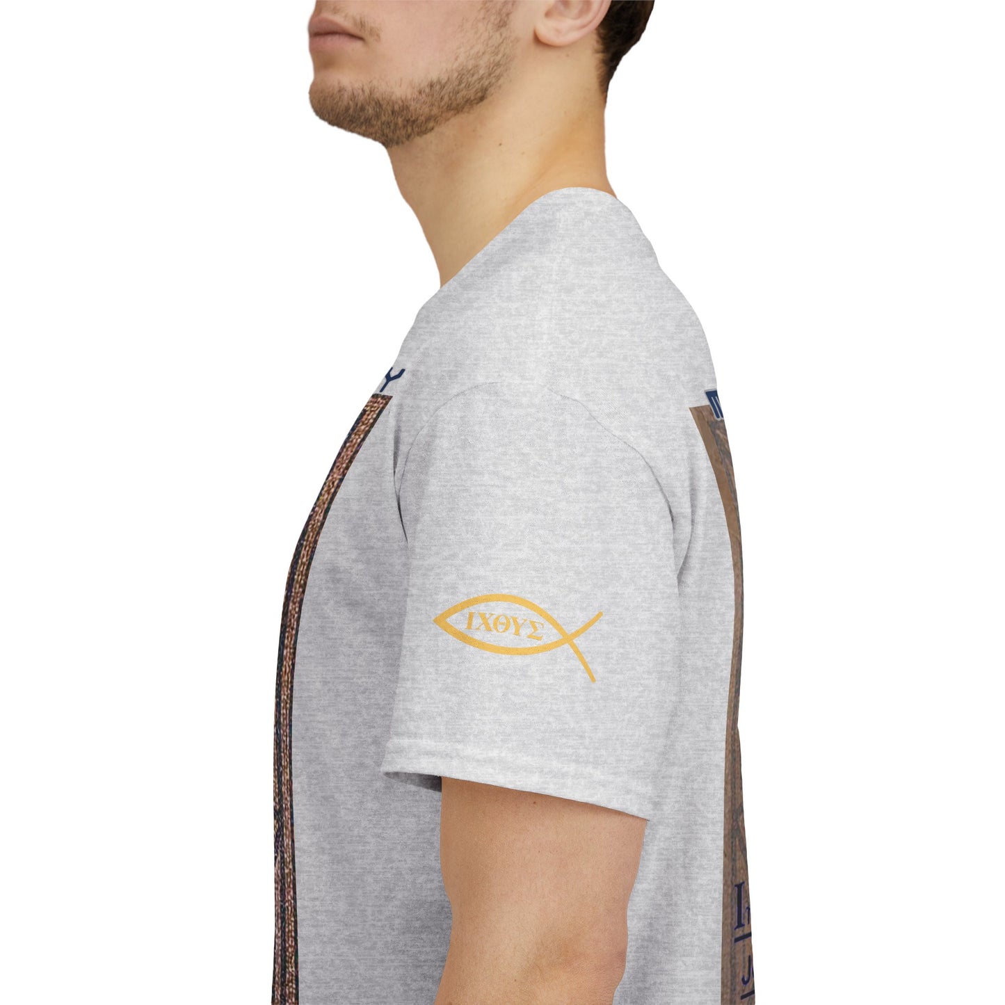Megiddo Mosaic Unisex Tee - Catholic Faith Souvenir T-Shirt. MMD