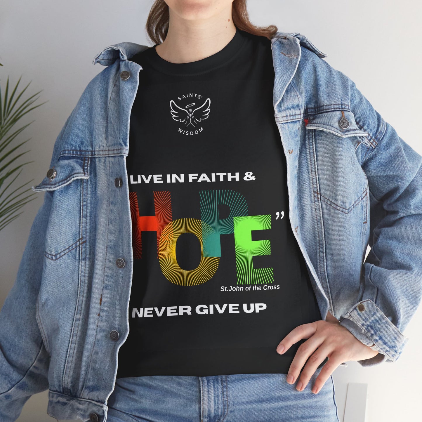 St John of the Cross Faith Hope Unisex Tee (CT)