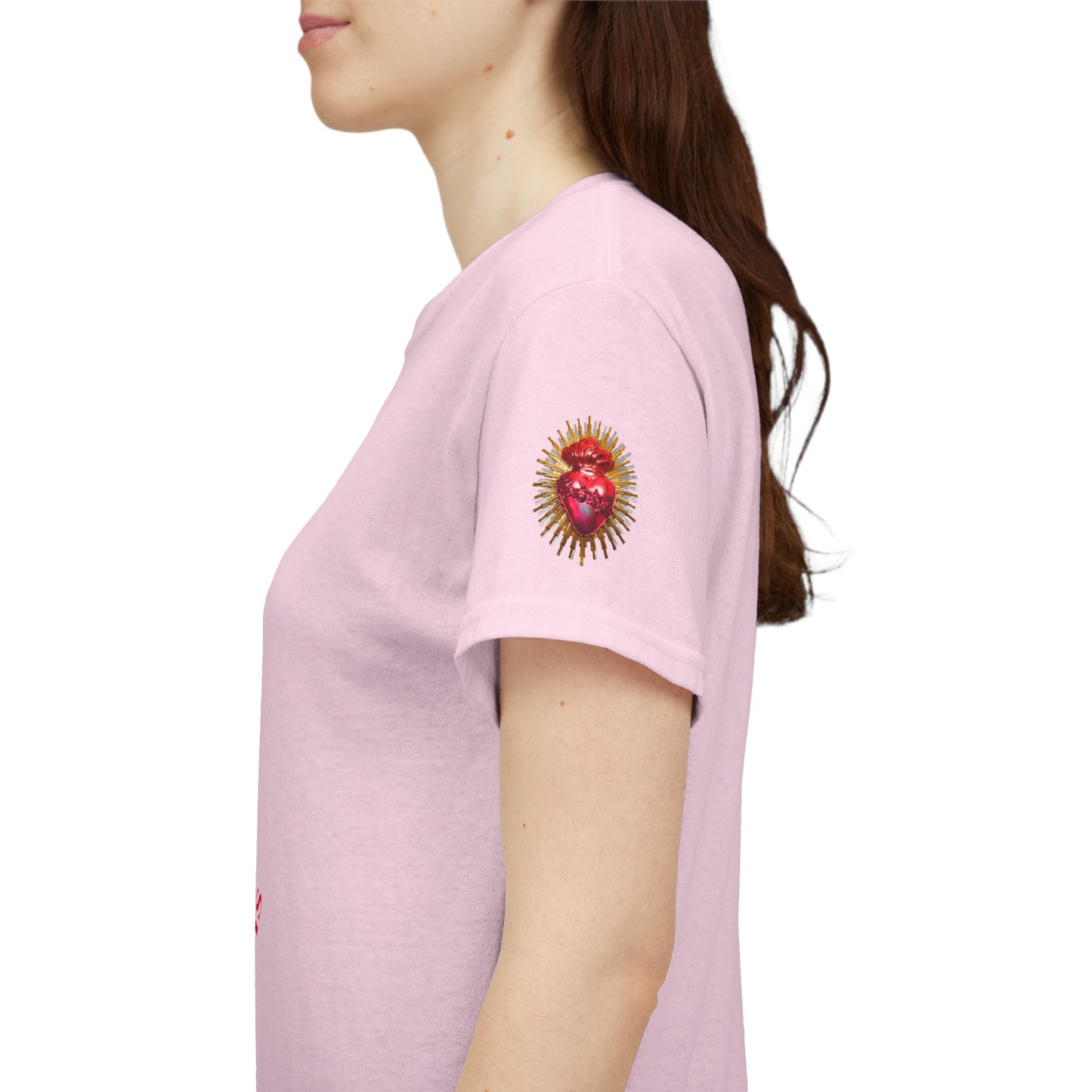 Sacred Heart Catholic Tee — Traditional Devotional Graphic T-Shirt (CT)