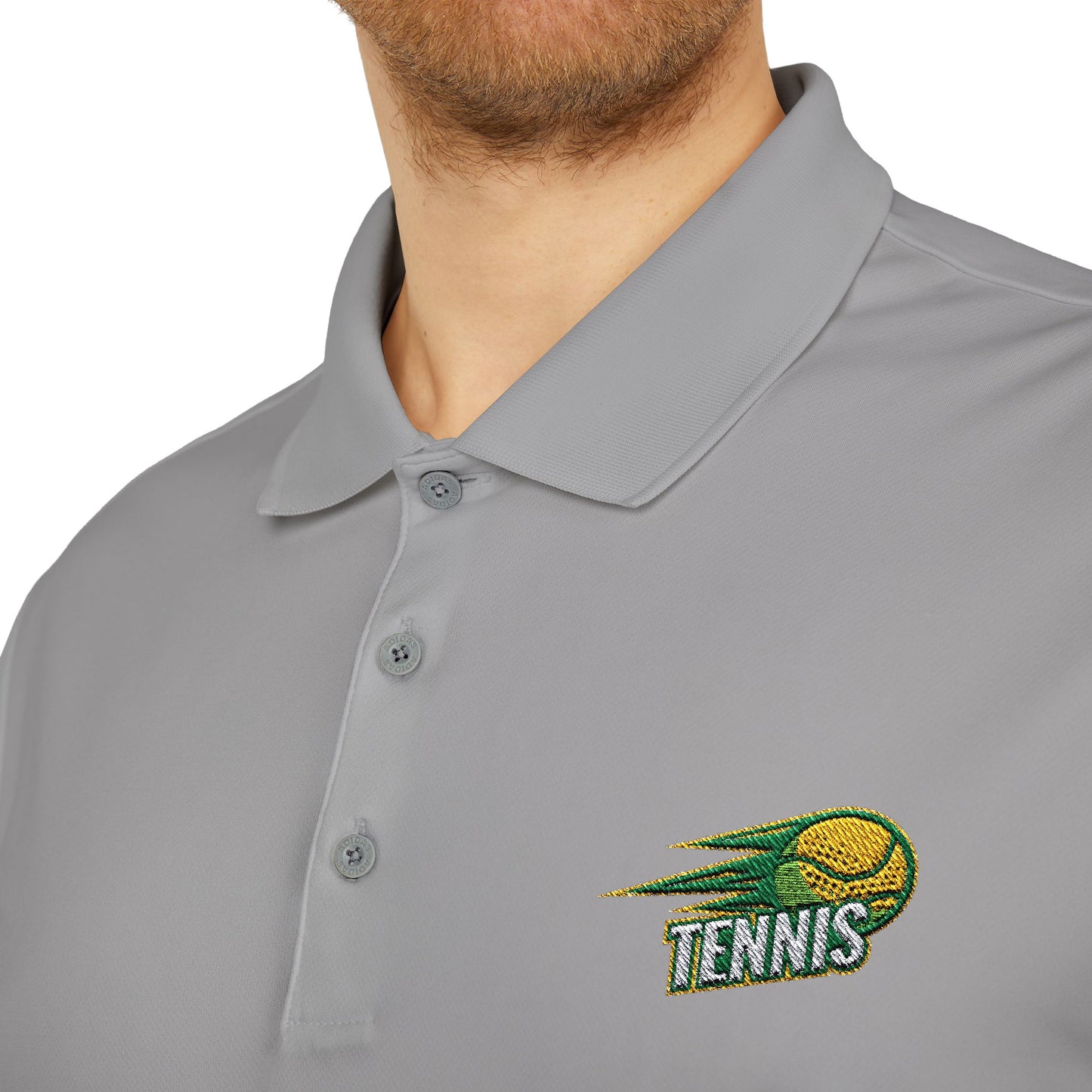 Adidas Tennis Affair Polo Shirt - Creative Graphic Motif