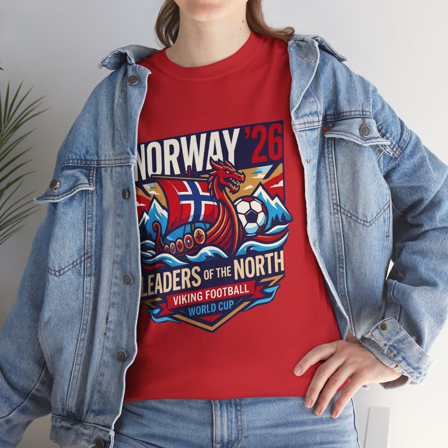 Leaders of the North: Norway '26 Soccer Fan Tee