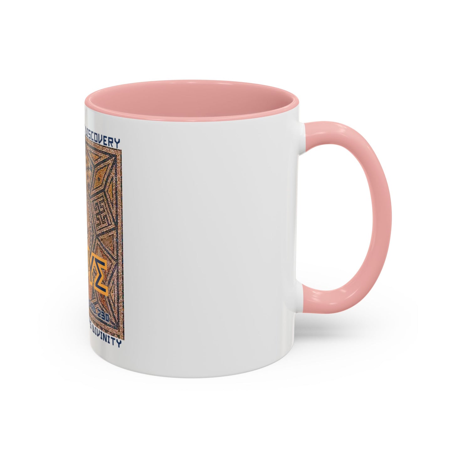 Megiddo Mosaic Accent Coffee Mug, Unique Gift for Christ’s Divinity, Coffee Lover's Gift, Mosaic Art Mug.MMD