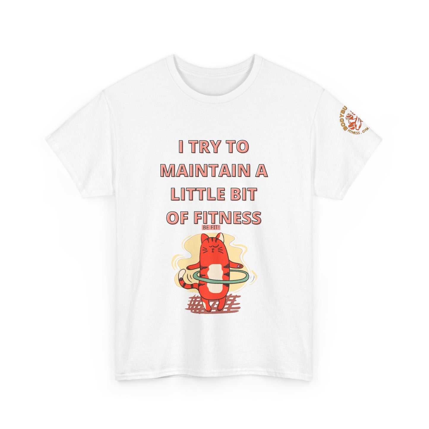 Funny Fitness Quotes Unisex Heavy Cotton Tee. FQT