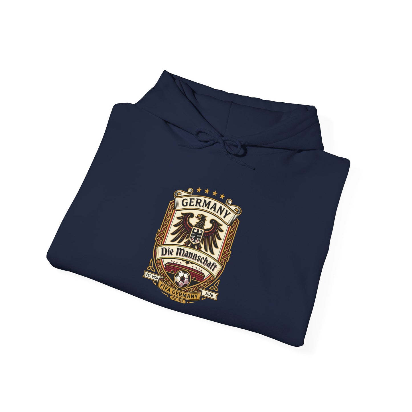 Germany Soccer Die Mannschaft Crest Hoodie – Vintage Germany Soccer Crest Pullover