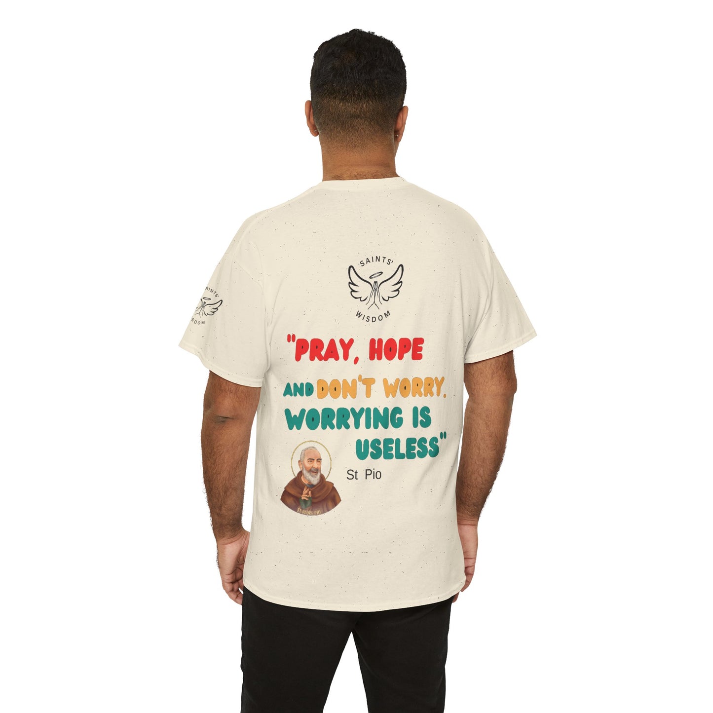 St Padre Pio Quote T-Shirt (CT)