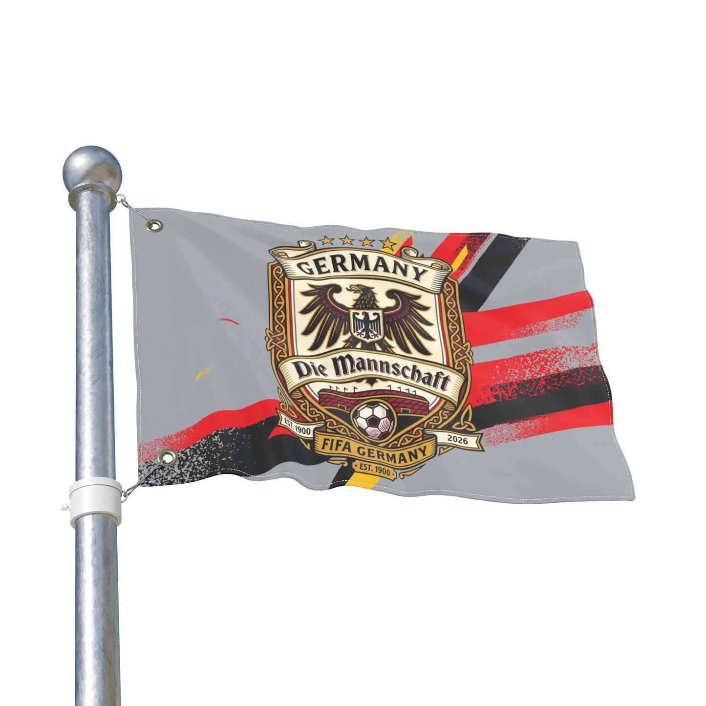 Germany Die Mannschaft Soccer Flag — Double-Sided German Soccer Team Banner