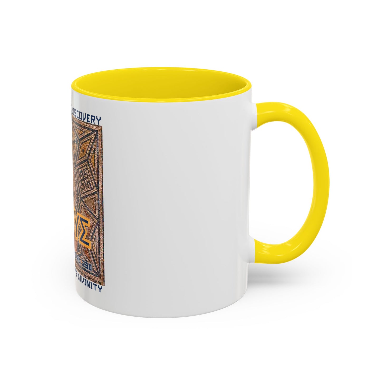 Megiddo Mosaic Accent Coffee Mug, Unique Gift for Christ’s Divinity, Coffee Lover's Gift, Mosaic Art Mug.MMD