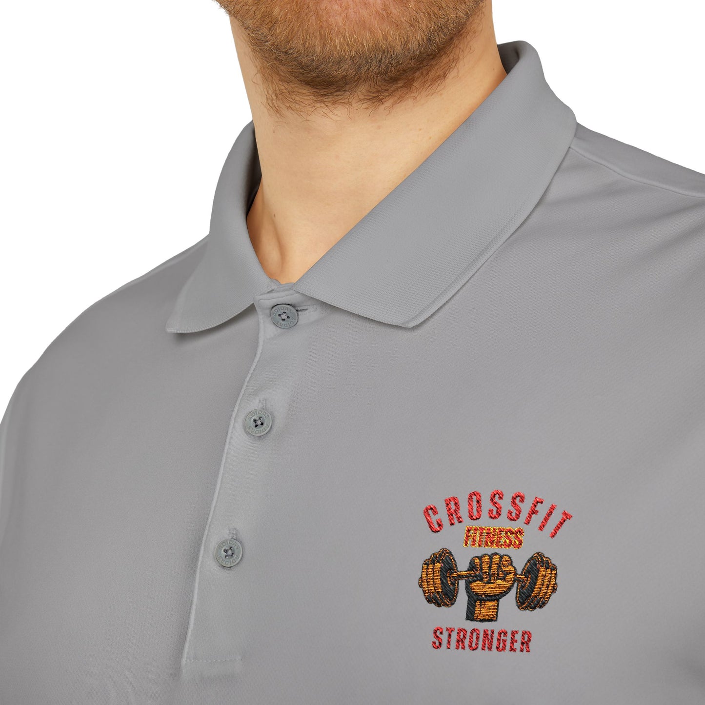 Performance Polo CrossFit Stronger Motif