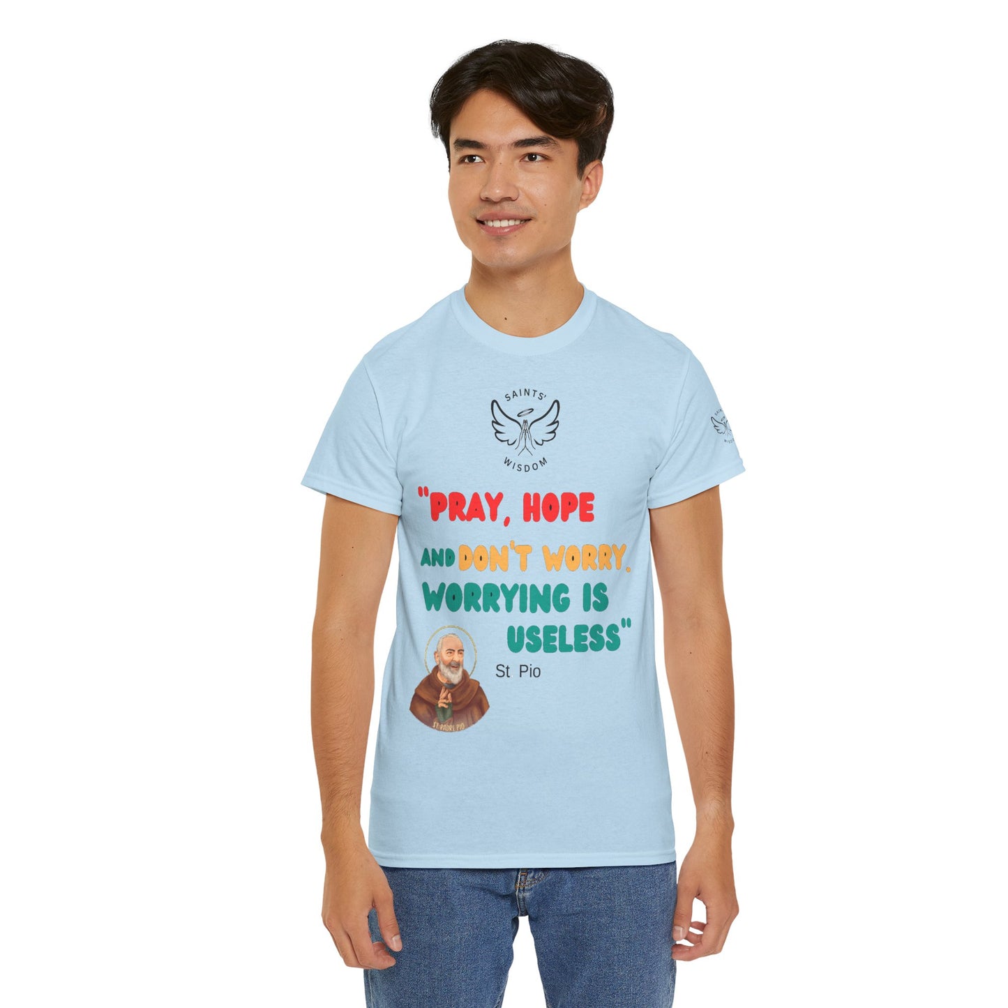 St Padre Pio Quote T-Shirt (CT)