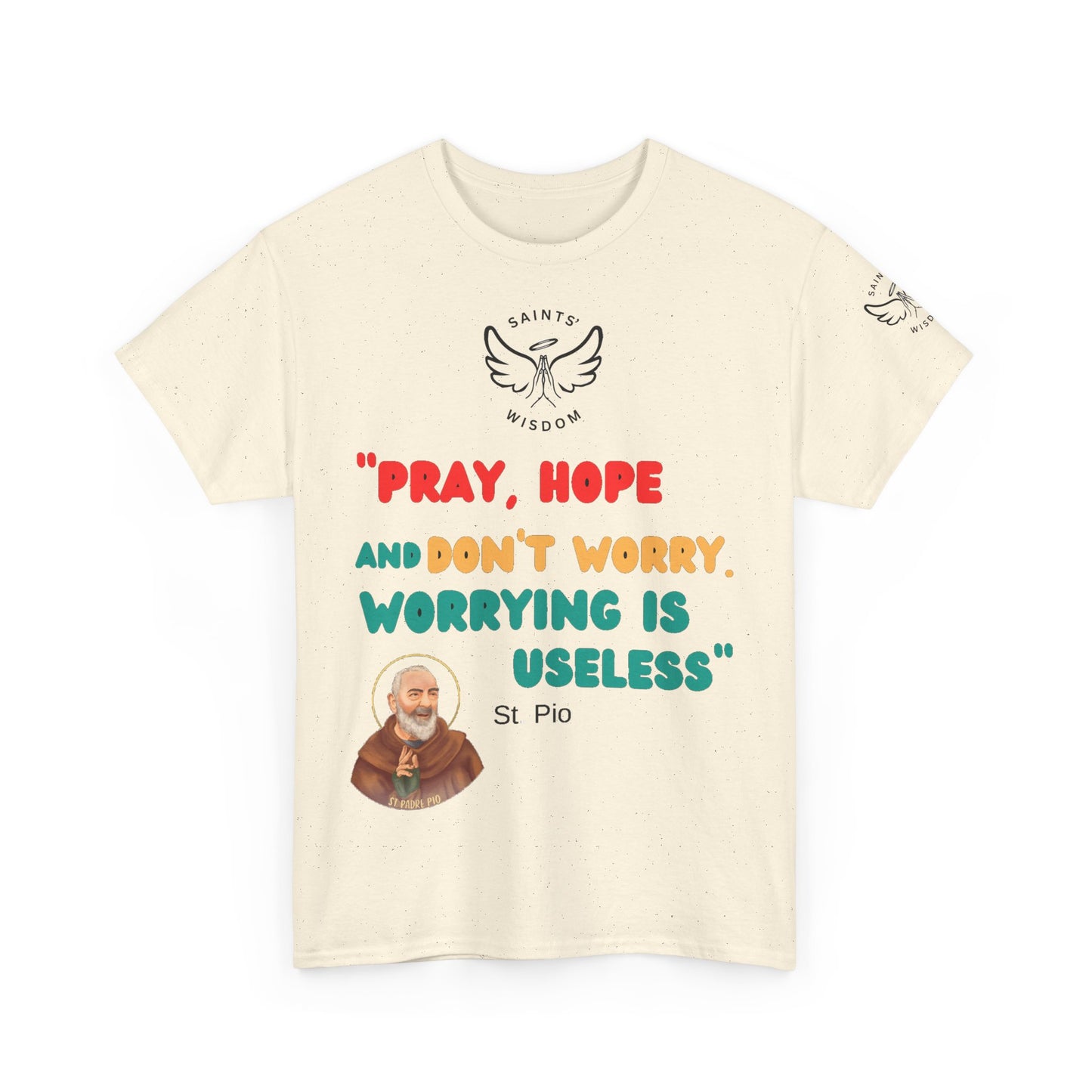 St Padre Pio Quote T-Shirt (CT)