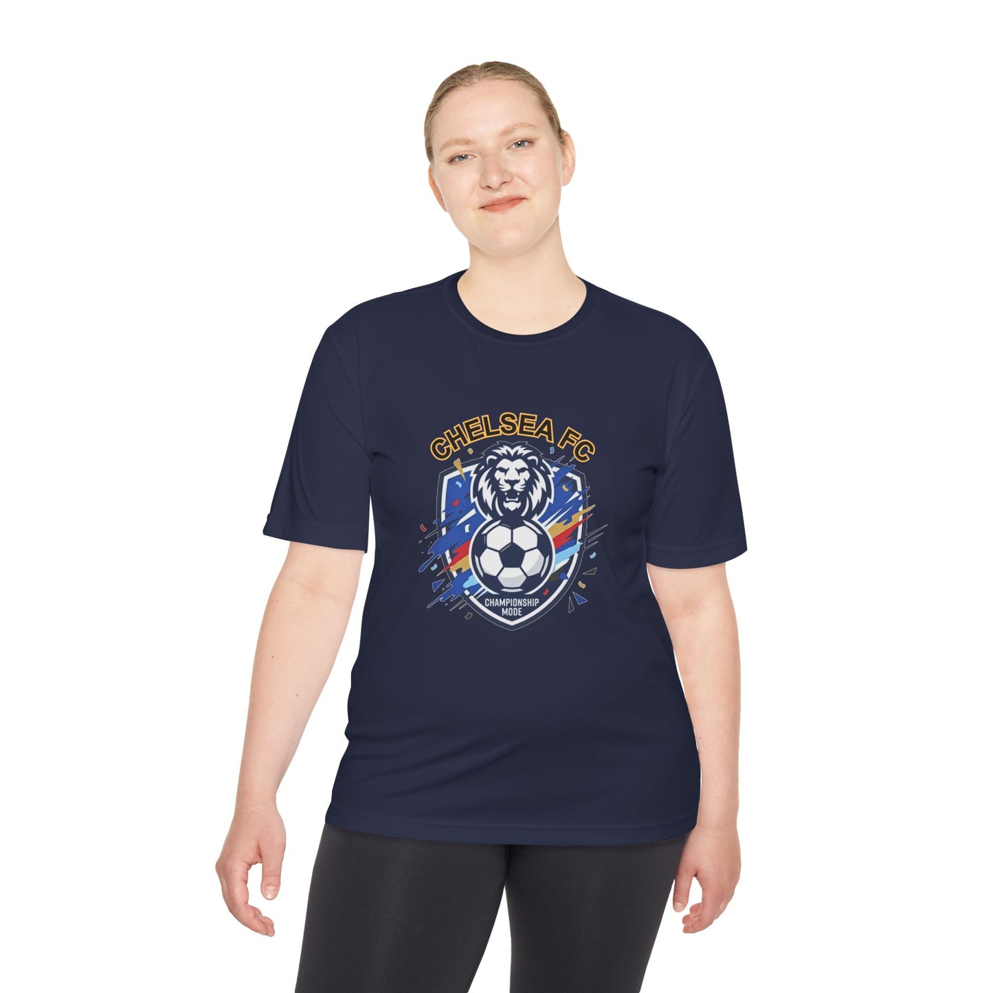 Chelsea FC Lion Soccer Tee — 'Keep the Blue Flag Flying High' Moisture-Wicking Shirt