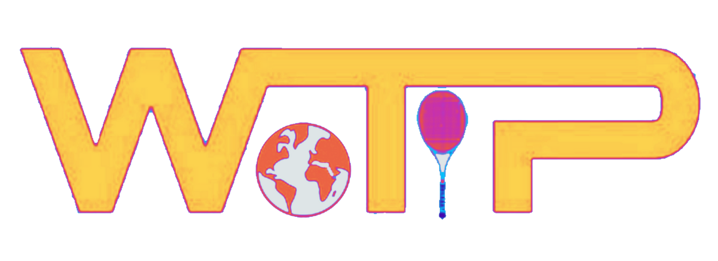 Logo with 'WTP' in yellow, a globe icon, and a balloon on a white background