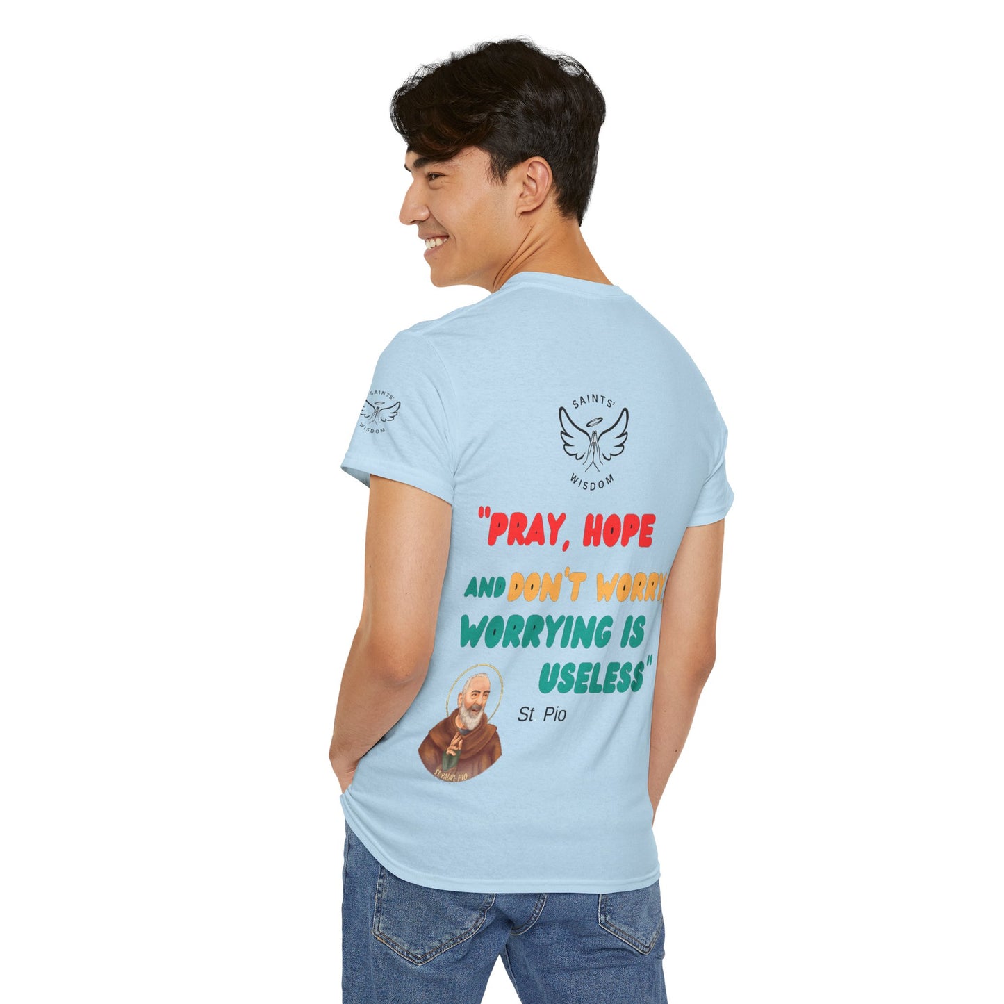 St Padre Pio Quote T-Shirt (CT)