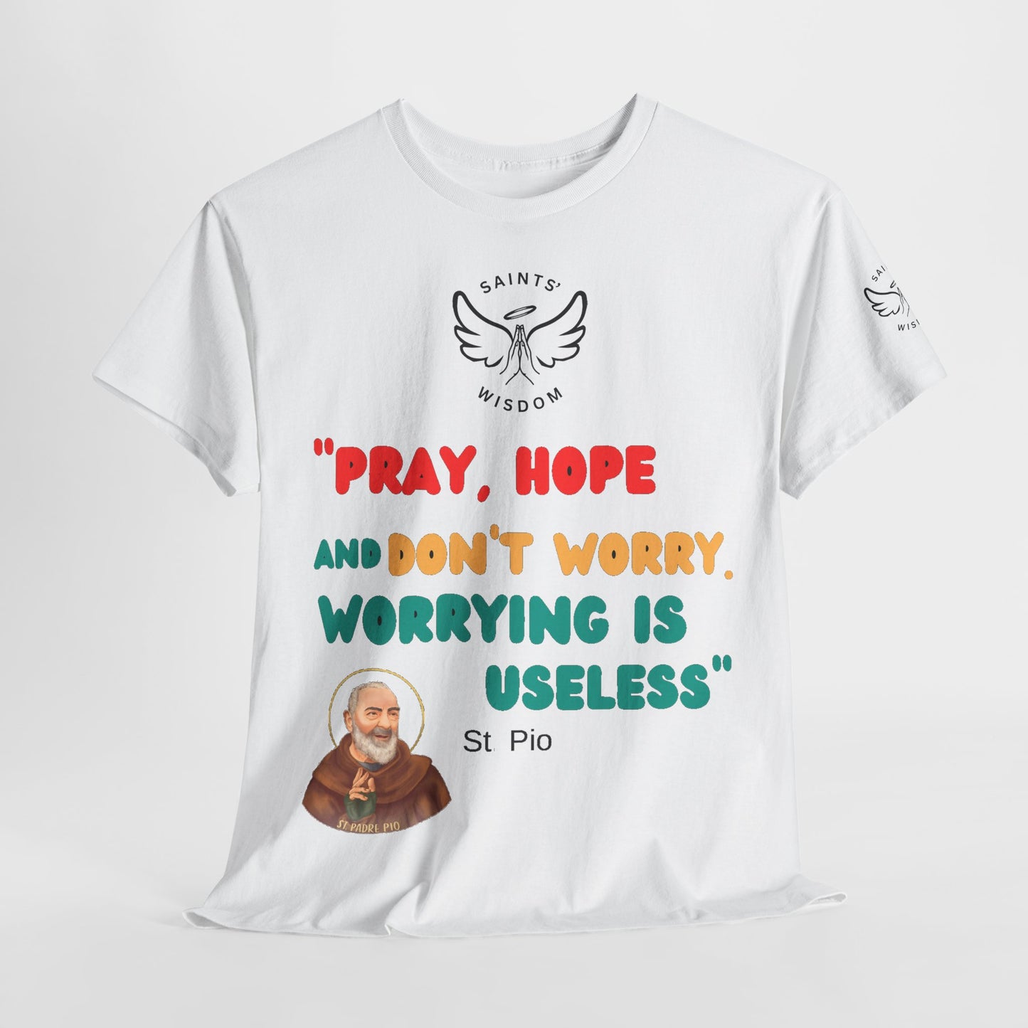 St Padre Pio Quote T-Shirt (CT)