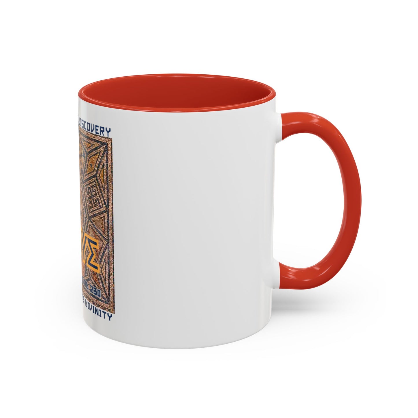 Megiddo Mosaic Accent Coffee Mug, Unique Gift for Christ’s Divinity, Coffee Lover's Gift, Mosaic Art Mug.MMD