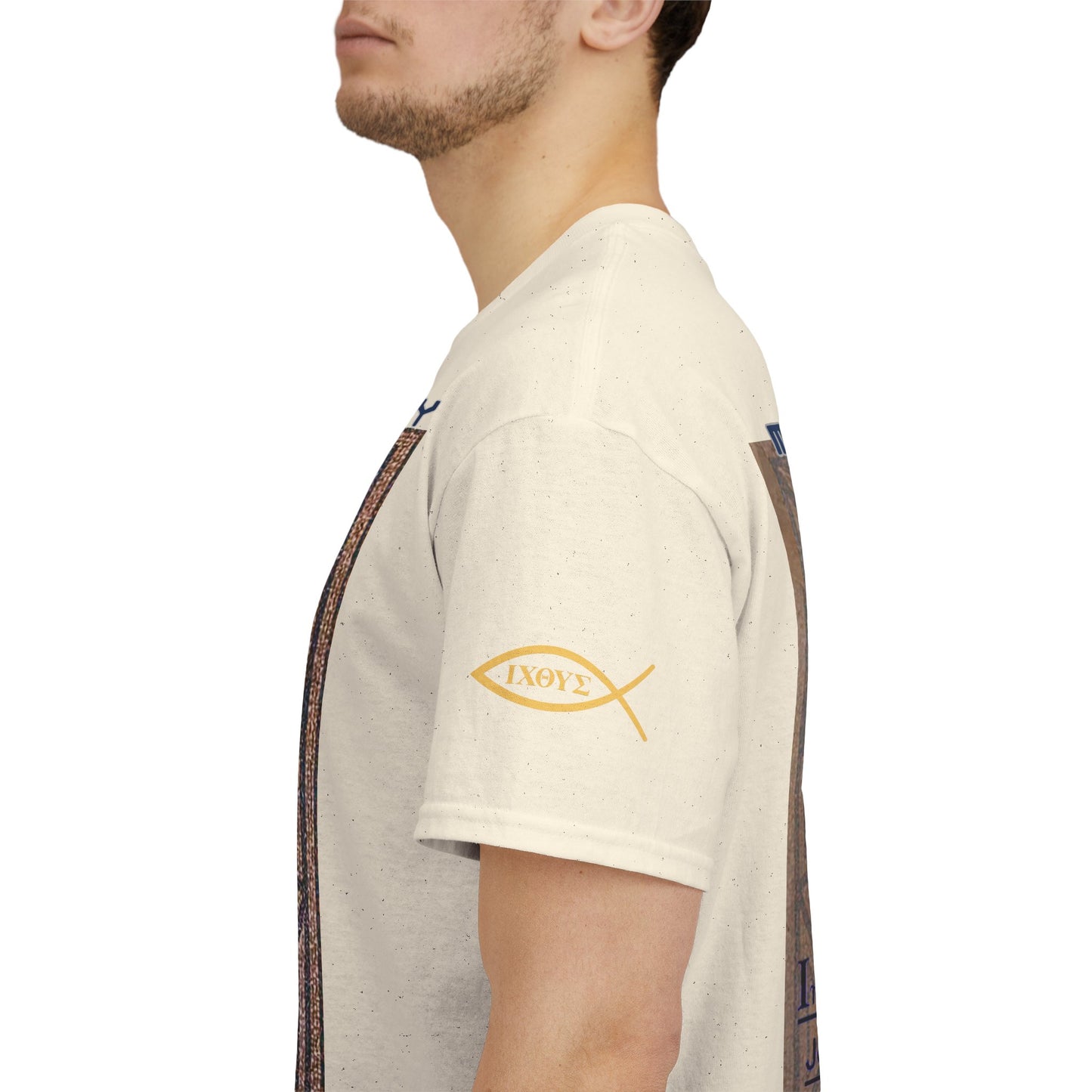 Megiddo Mosaic Unisex Tee - Catholic Faith Souvenir T-Shirt. MMD