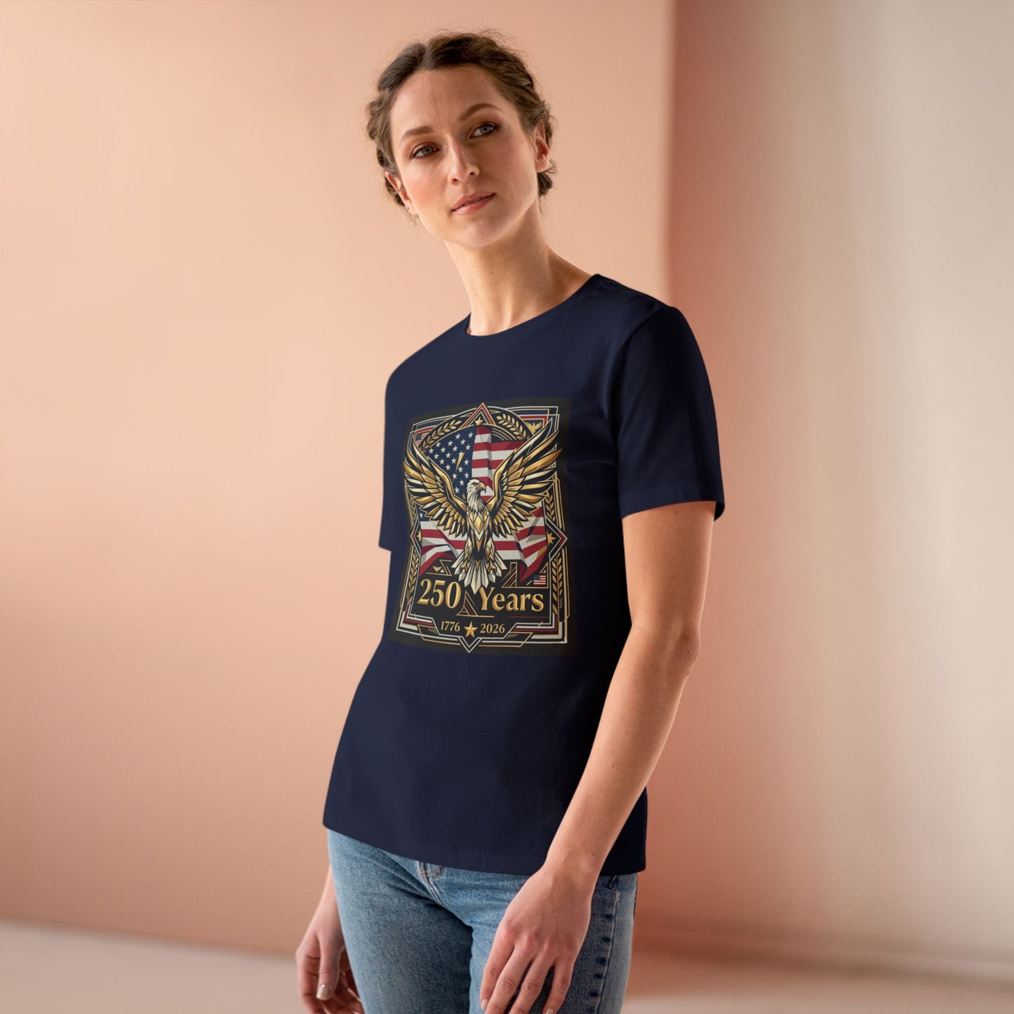 USA 250th ANNIVERSARY Women's Tee | America 250 Years of Freedom Women's T-shirt - Trending Novelties & Gifts