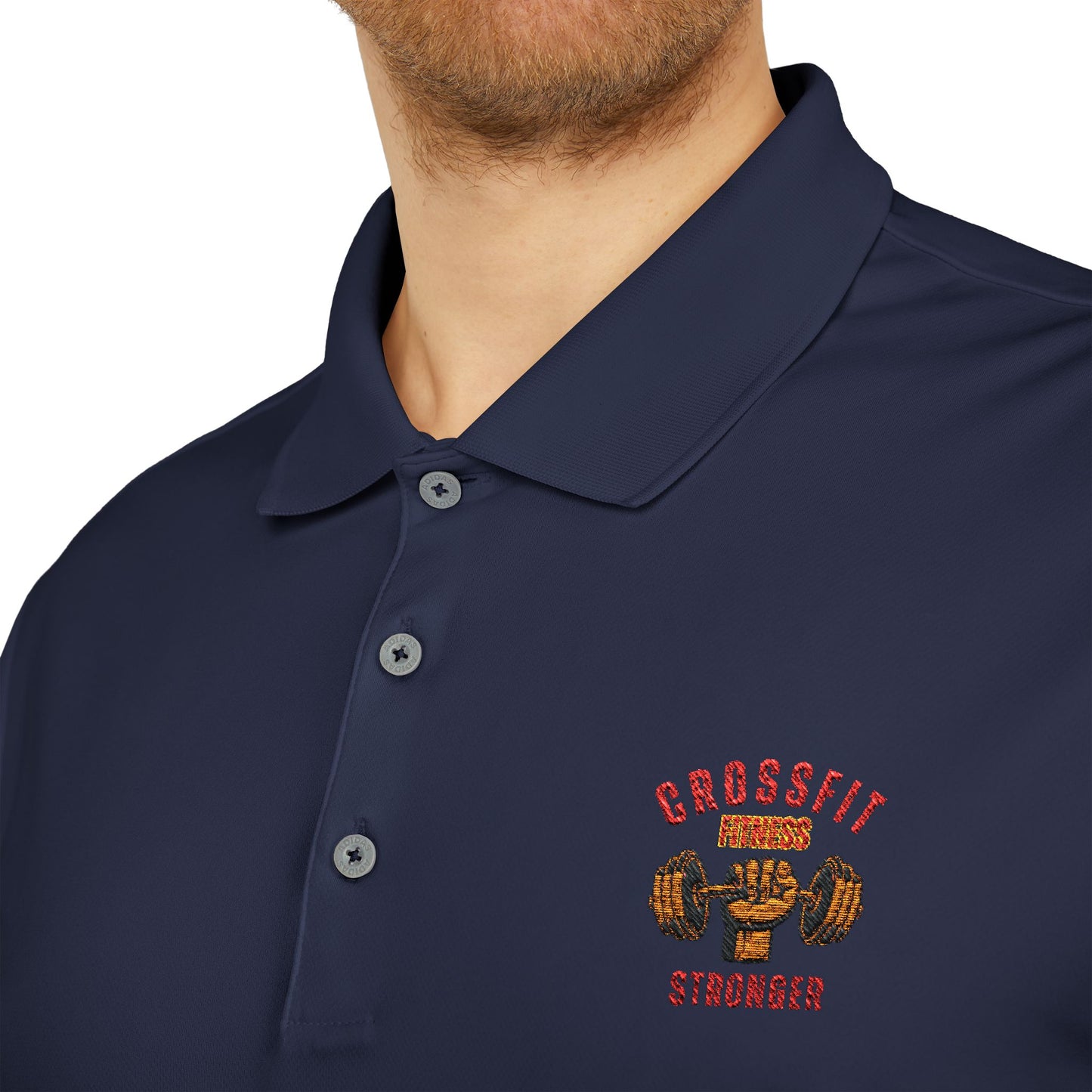 Performance Polo CrossFit Stronger Motif