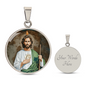 Catholic Saints Pendant - St. Jude Thaddeus Medal (c)